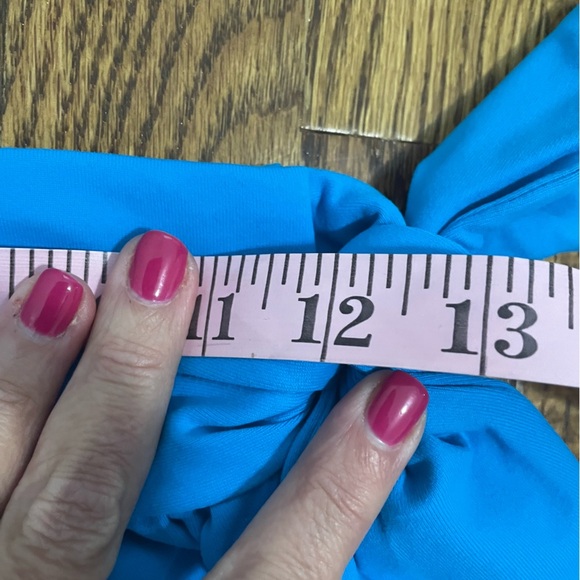 Susana Monaco Knee Length Faux Wrap Submarine Blue Skirt Size Small, NWT - Picture 8 of 8